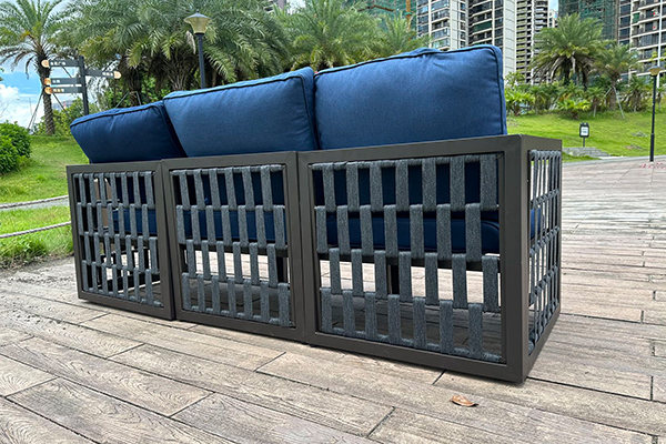 Outdoor Exposed Iron Coffee Table